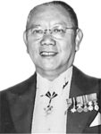 The Honourable KWOK Chan, CBE, KStJ, JP - 17th President of Hong Kong Rotary Club 議員郭贊太平紳士 - 香港扶輪社第十七任社長